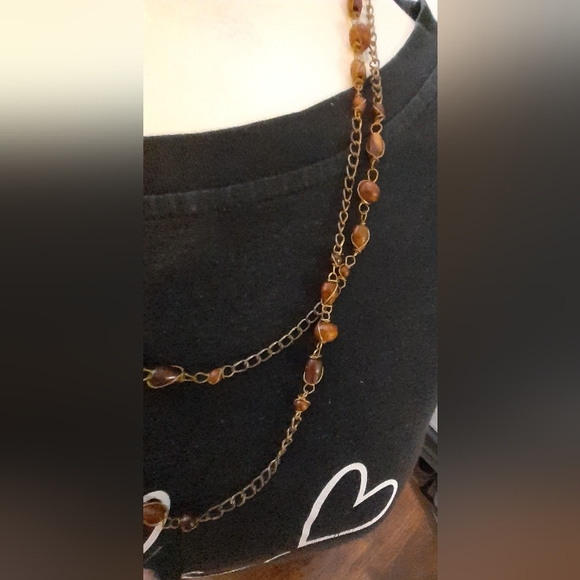 Vtg/Antique Hand-Made Wood Rosary Bead Extra Long Necklace - Picture 4 of 16